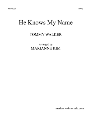 Book cover for He Knows My Name
