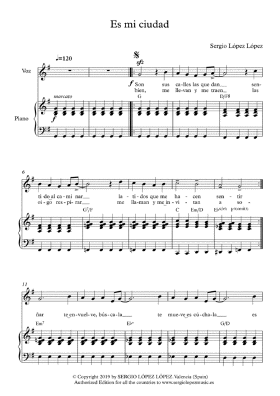 Es mi ciudad Voice scores gallery preview page 2