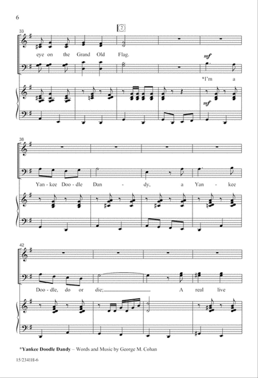 Salute to America 4-Part scores gallery preview page 7