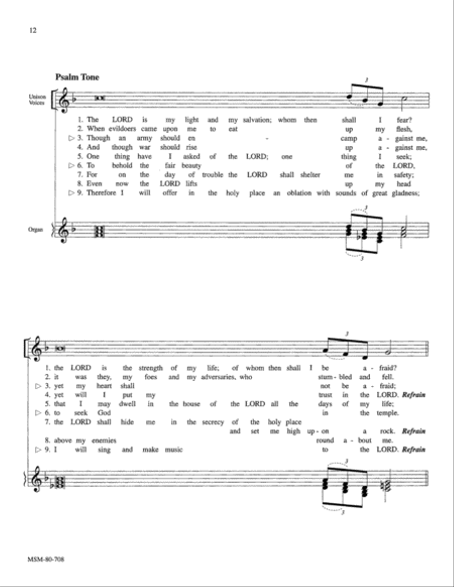 Psalm 27 SSA scores gallery preview page 3