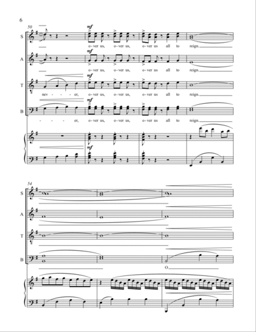 Alpha and Omega: 2. Star of Night 4-Part scores gallery preview page 6