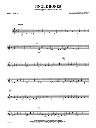 Jingle Bones: 1st B-flat Clarinet