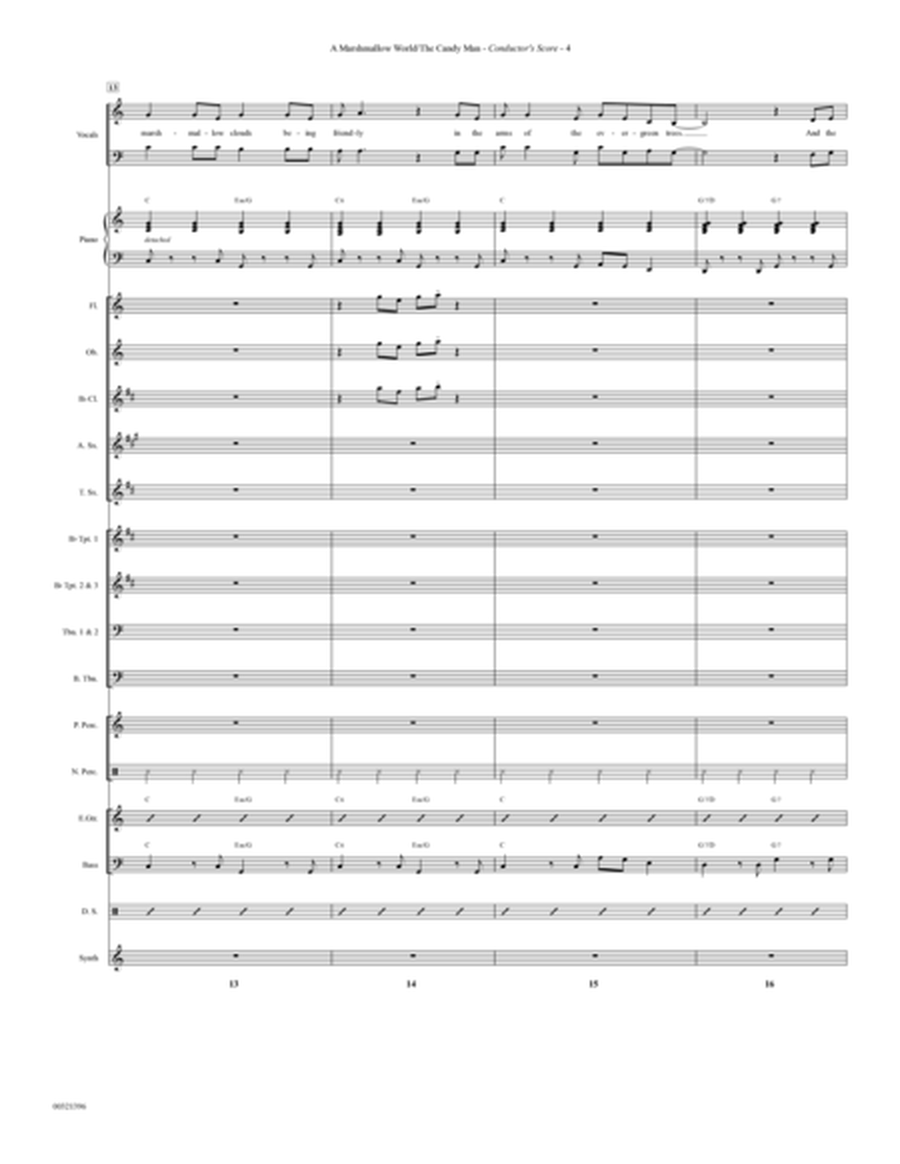 A Marshmallow World (with "The Candy Man") - Full Score