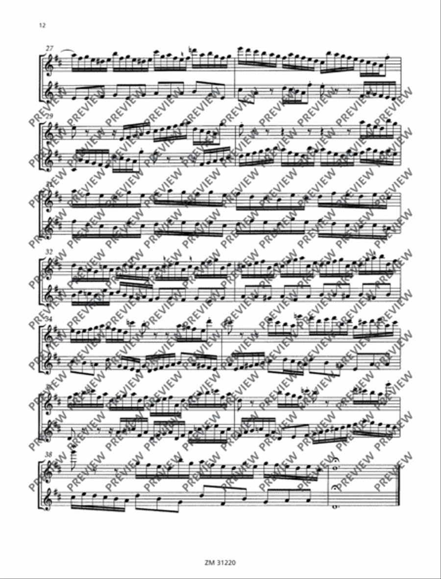 Duets Flute Duet scores gallery preview page 13