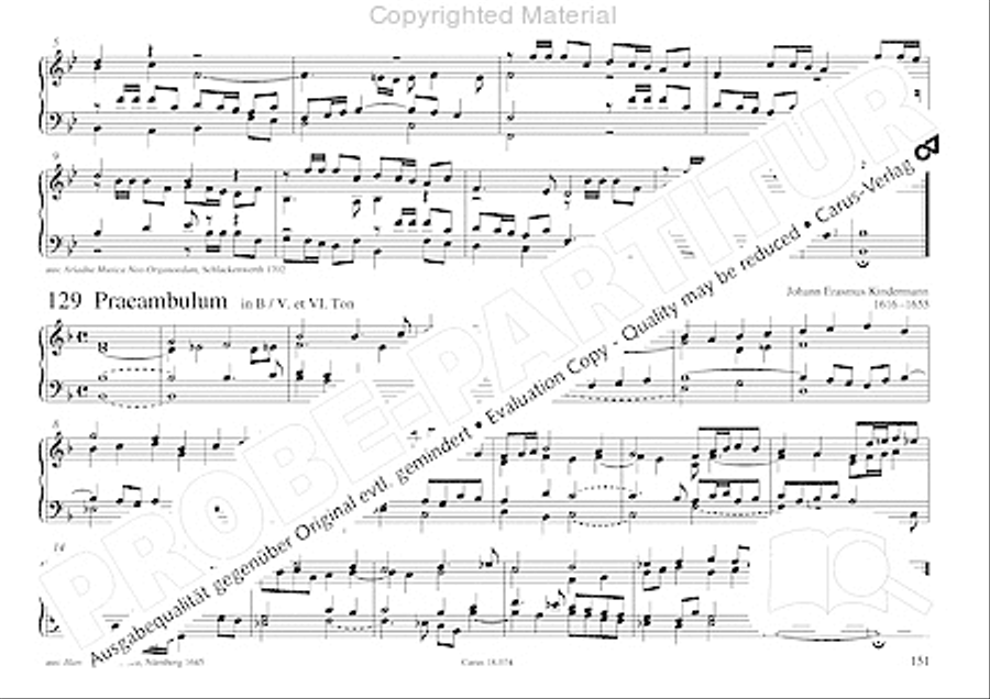 Organo pleno. Orgelstucke zum Ein- und Auszug Organ Solo scores gallery preview page 159