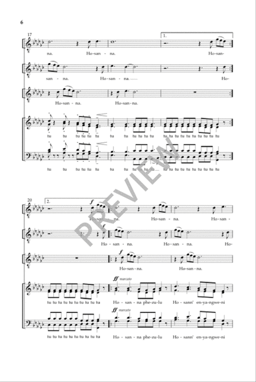 Thixo Onothando 4-Part scores gallery preview page 7