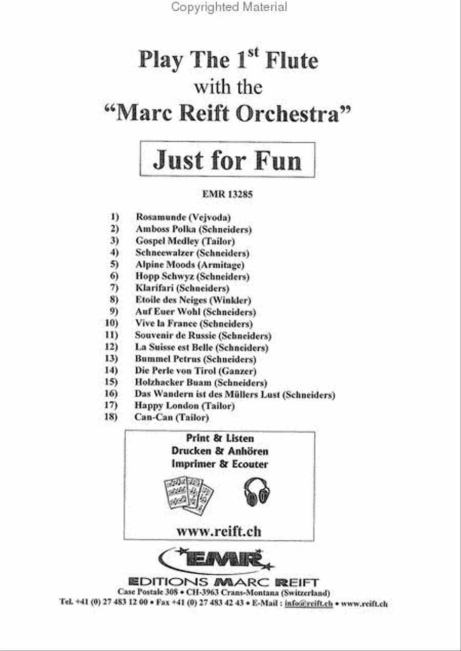 Play The 1st Flute With The Marc Reift Orchestra Concert Band scores gallery preview page 2