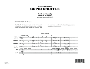 Cupid Shuffle - Conductor Score (Full Score)