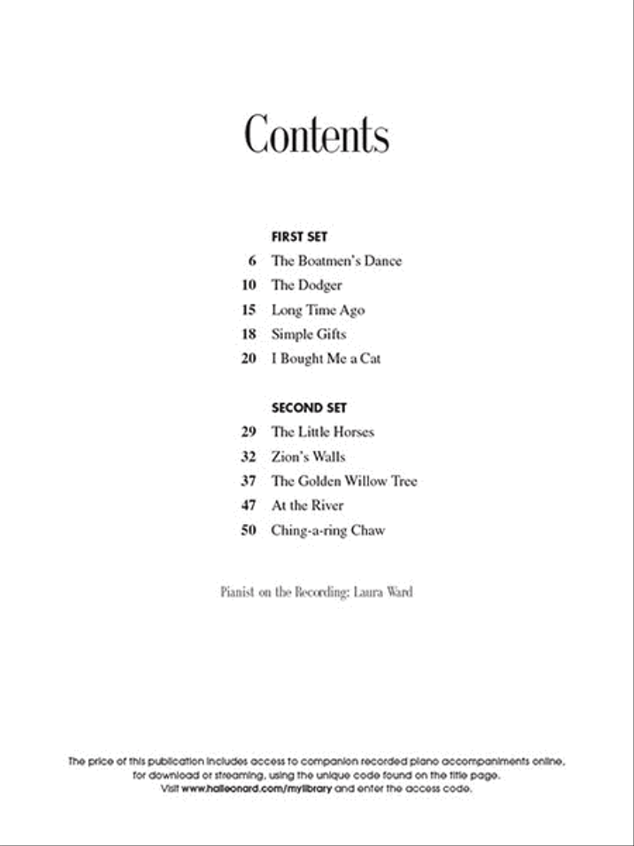 Aaron Copland – Old American Songs Complete (High Voice) High Voice scores gallery preview page 2