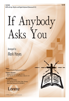 Book cover for If Anybody Asks You