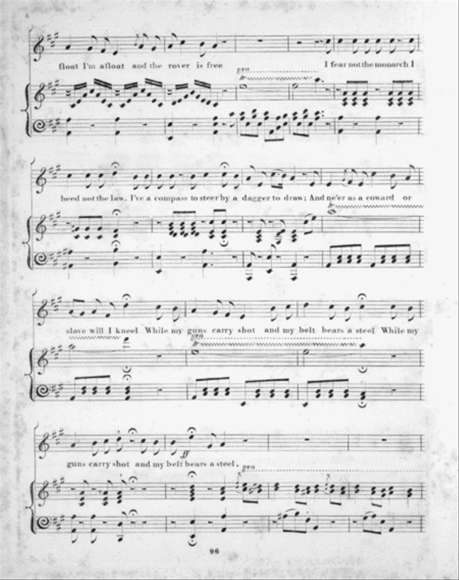 I'm Afloat, I'm Afloat. A Song Piano Solo scores gallery preview page 3