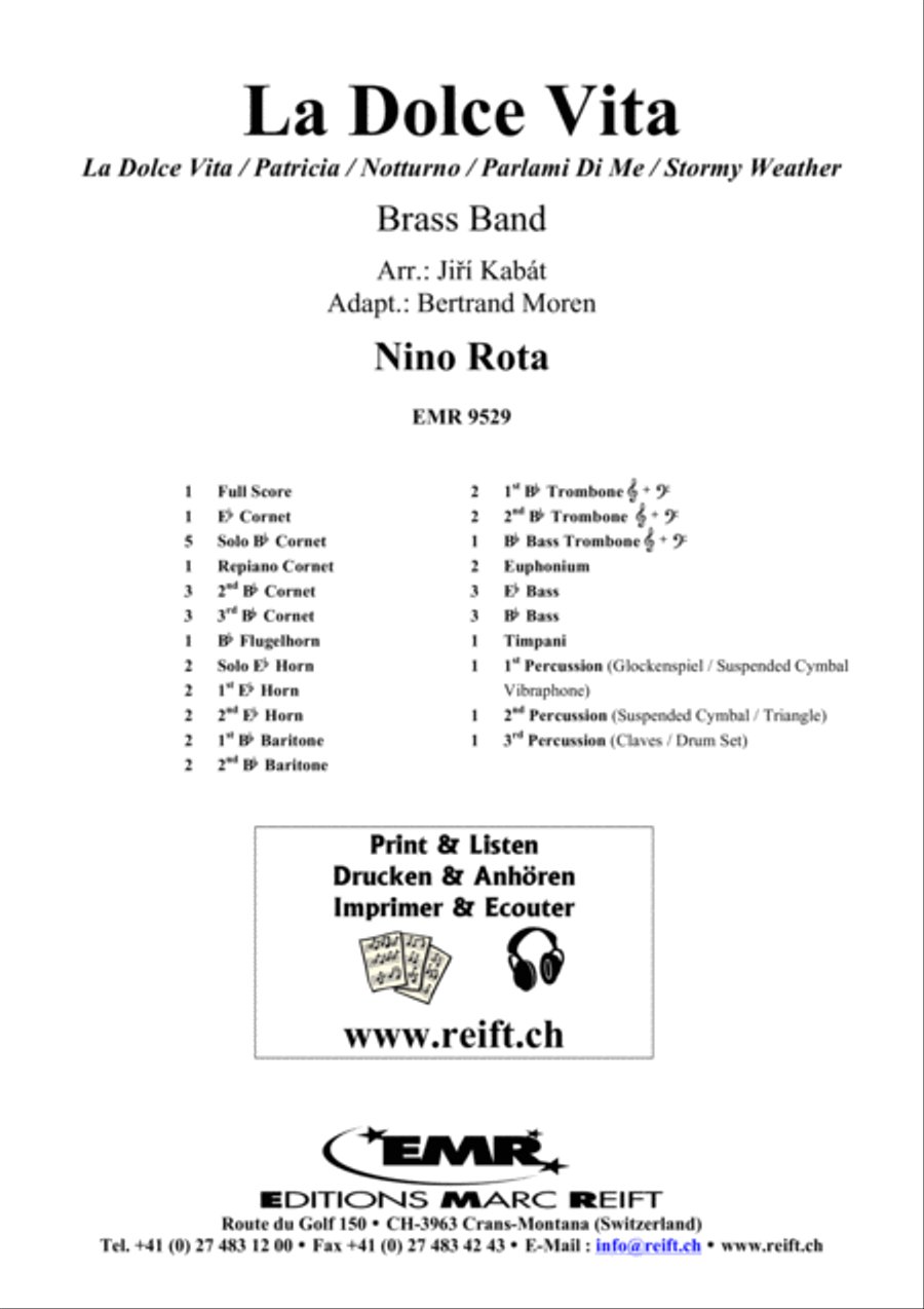 La Dolce Vita Brass Band scores gallery preview page 2