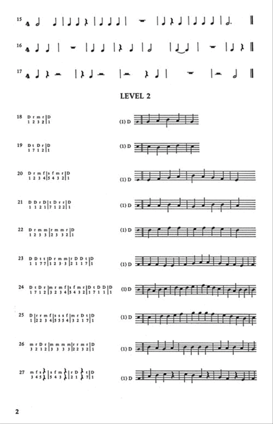 The Jenson Sight Singing Course (Vol. I) Choir scores gallery preview page 3