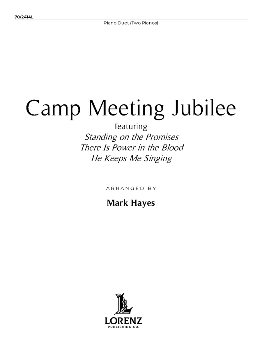 Camp Meeting Jubilee Piano Duet scores gallery preview page 1