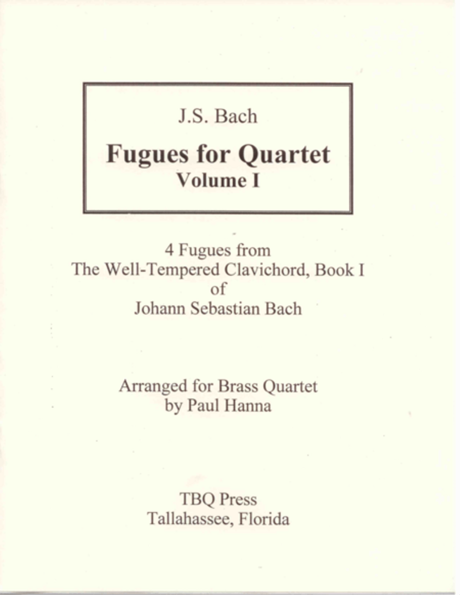 Fugues for Quartet, Volume I Brass Ensemble scores gallery preview page 1