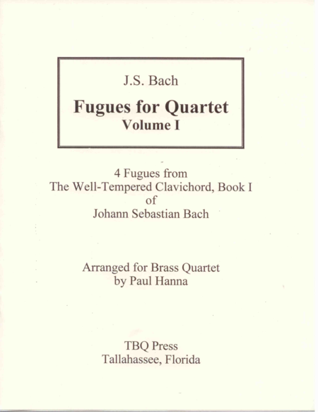 Fugues for Quartet, Volume I