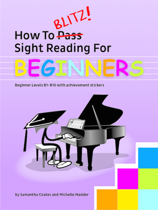 Book cover for How To Blitz Sight Reading For Beginners
