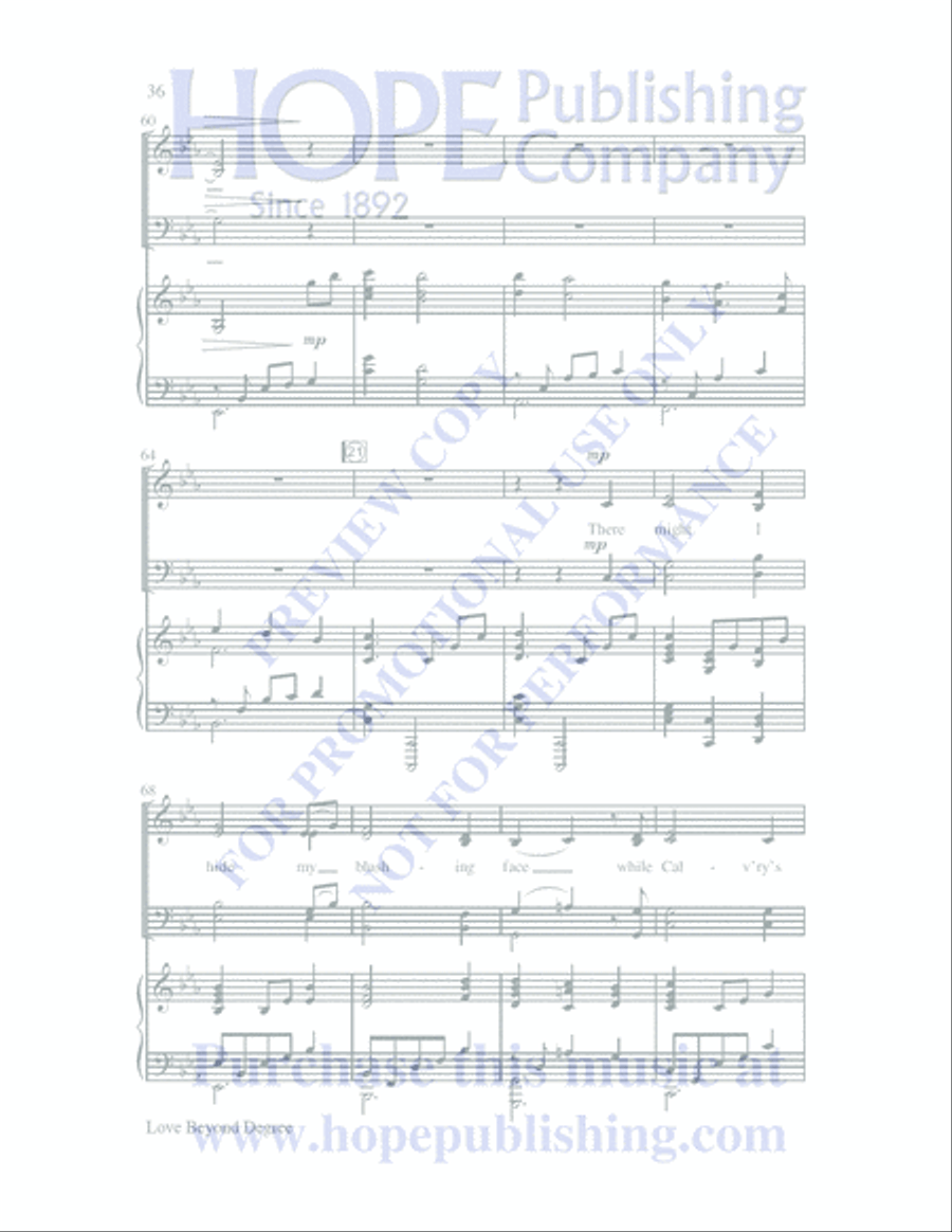 My Savior's Love My Savior's Love Listening CD scores gallery preview page 38