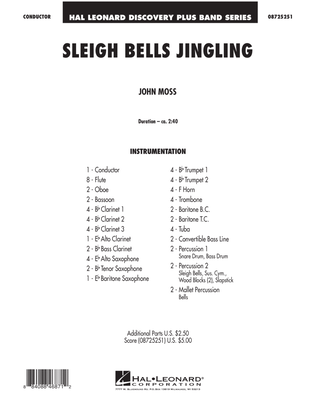 Book cover for Sleigh Bells Jingling - Full Score