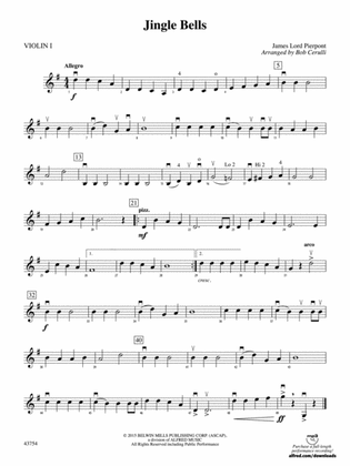 Jingle Bells: 1st Violin