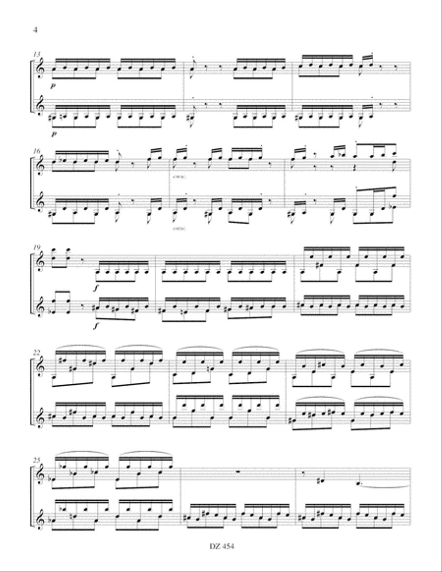 Pentagone - Oblique Classical Guitar scores gallery preview page 4