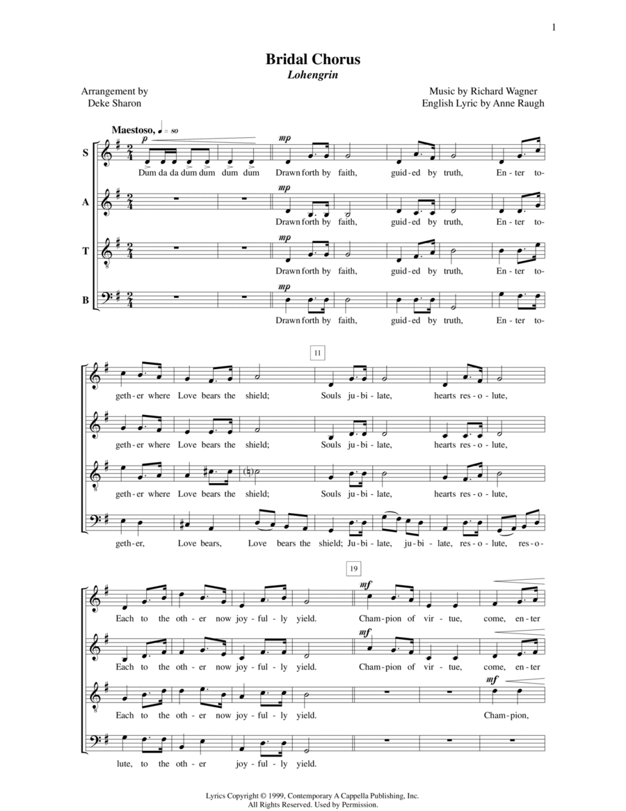 Bridal Chorus from 