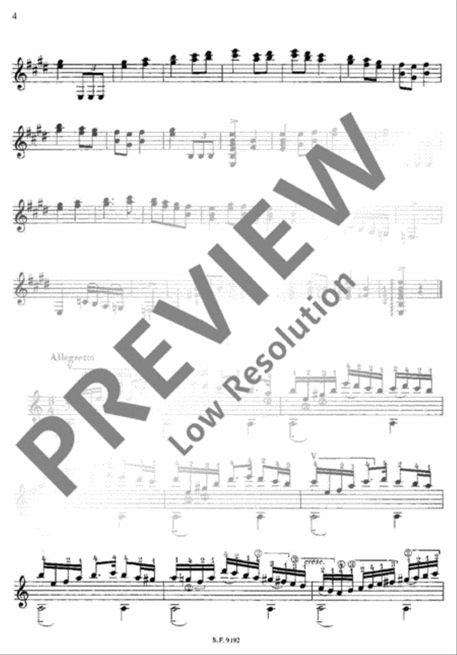 Petite Suite Petite Suite Classical Guitar scores gallery preview page 5