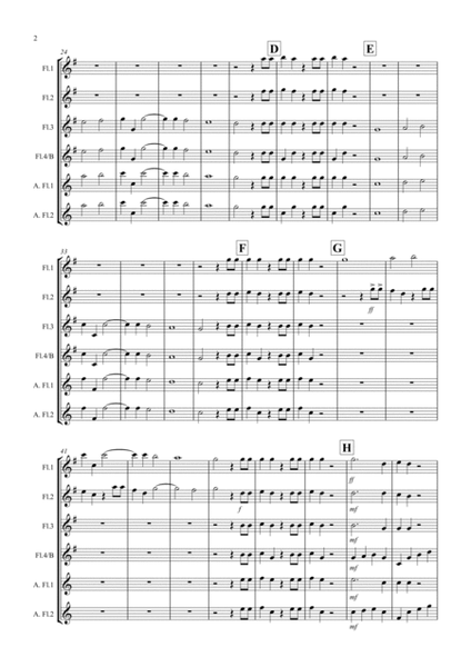 Hallelujah Chorus for Flute Quartet image number null