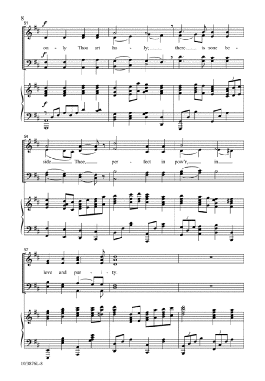 Only Thou Art Holy Only Thou Art Holy Divisi scores gallery preview page 9