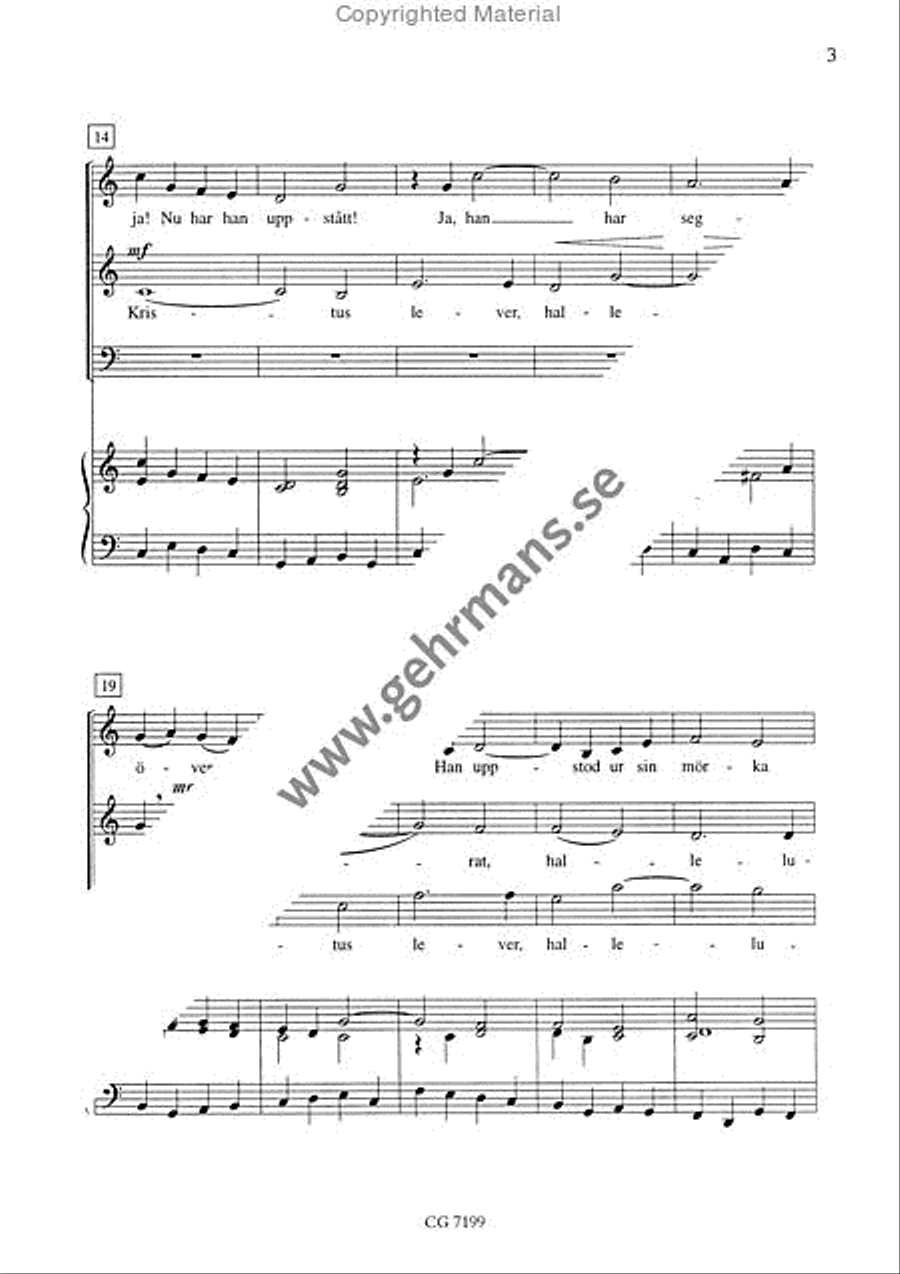 Nu har han uppstatt Nu har han uppstatt 3-Part scores gallery preview page 3
