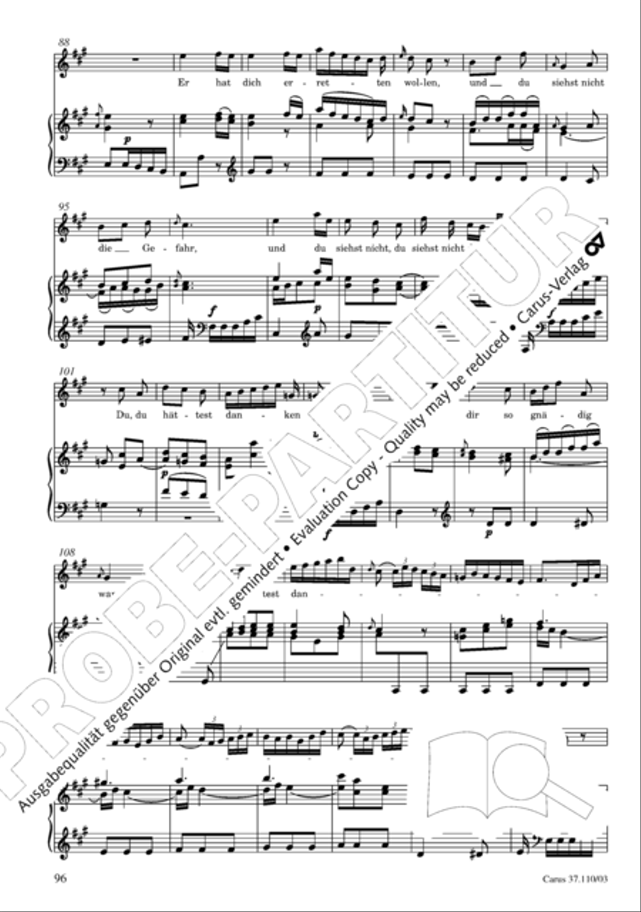 Markuspassion. Werkausgabe Reihe 1, Bd. 7 (Homilius) 4-Part scores gallery preview page 103