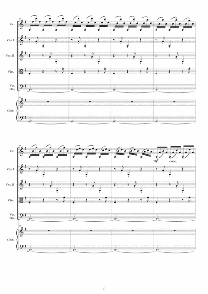 Vivaldi - Violin Concerto No.10 in G major RV 300 Op.9 for Violin, Strings and Cembalo image number null