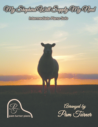 Book cover for My Shepherd Will Supply My Need (Intermediate Piano Solo)