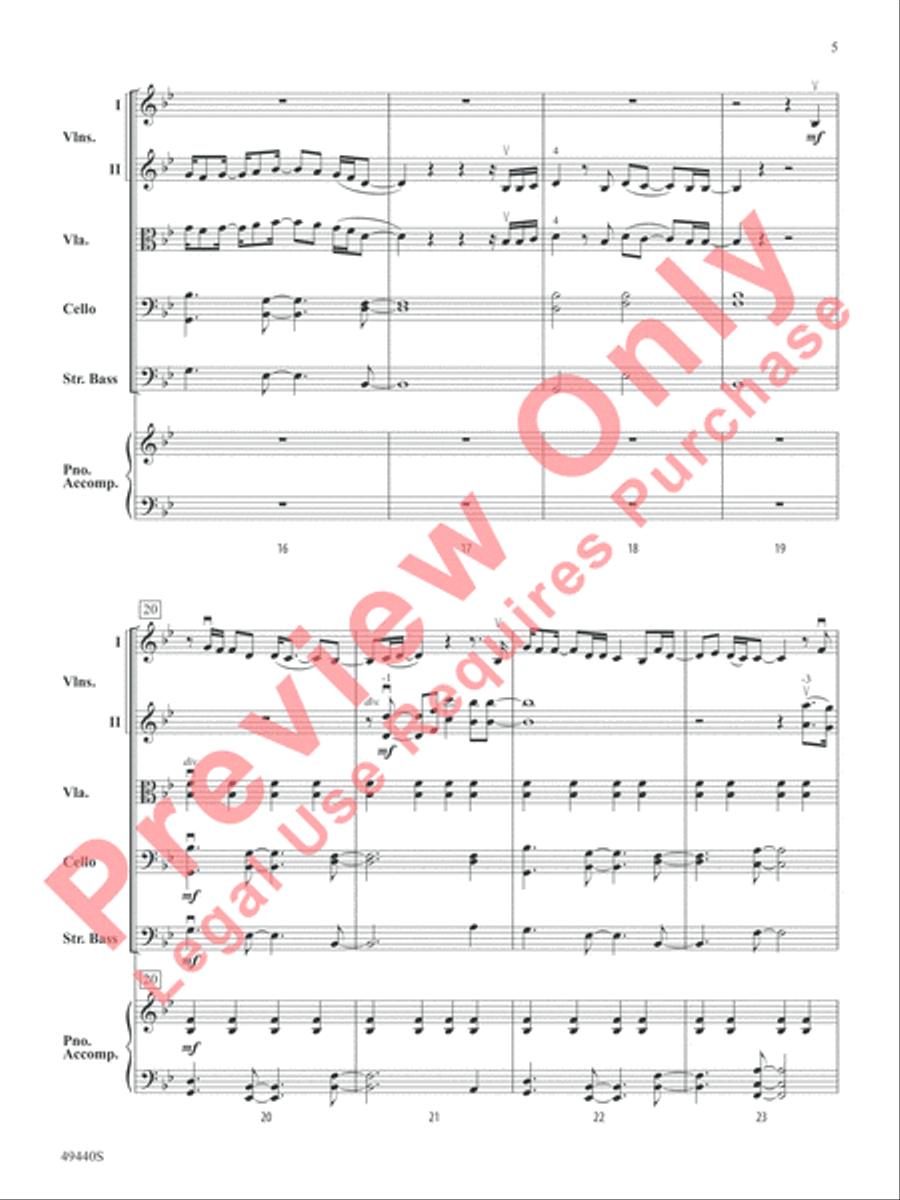 Found/Tonight String Orchestra scores gallery preview page 6