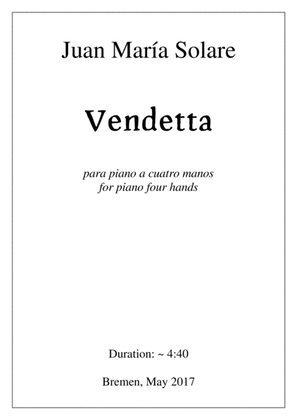 Book cover for Vendetta [piano 4 hands]