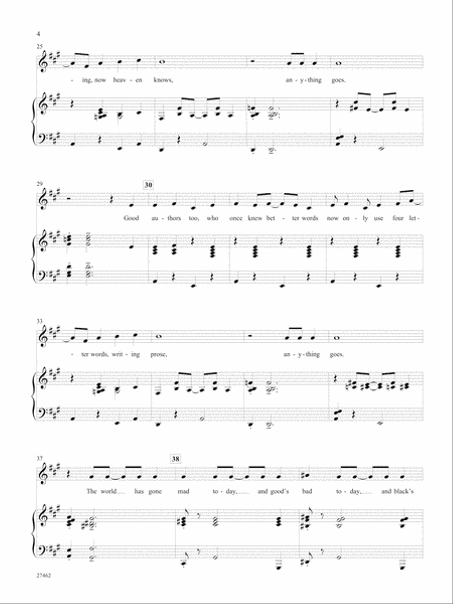 Standards for Solo Singers Piano Accompaniment scores gallery preview page 4