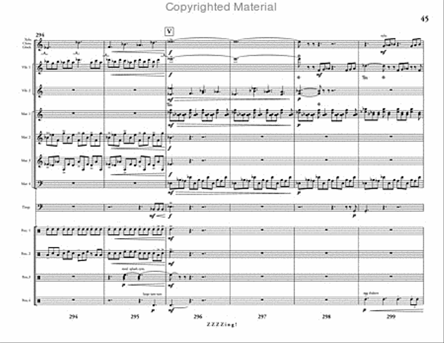 ZZZZing! Percussion Ensemble scores gallery preview page 46