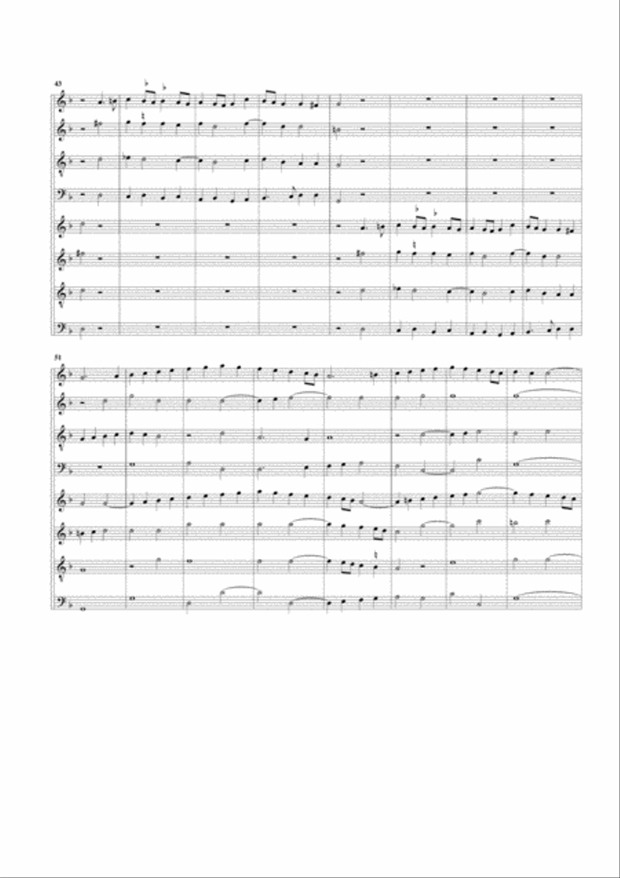Canzon octavi toni a8 (arrangement for 8 recorders) Recorder scores gallery preview page 4