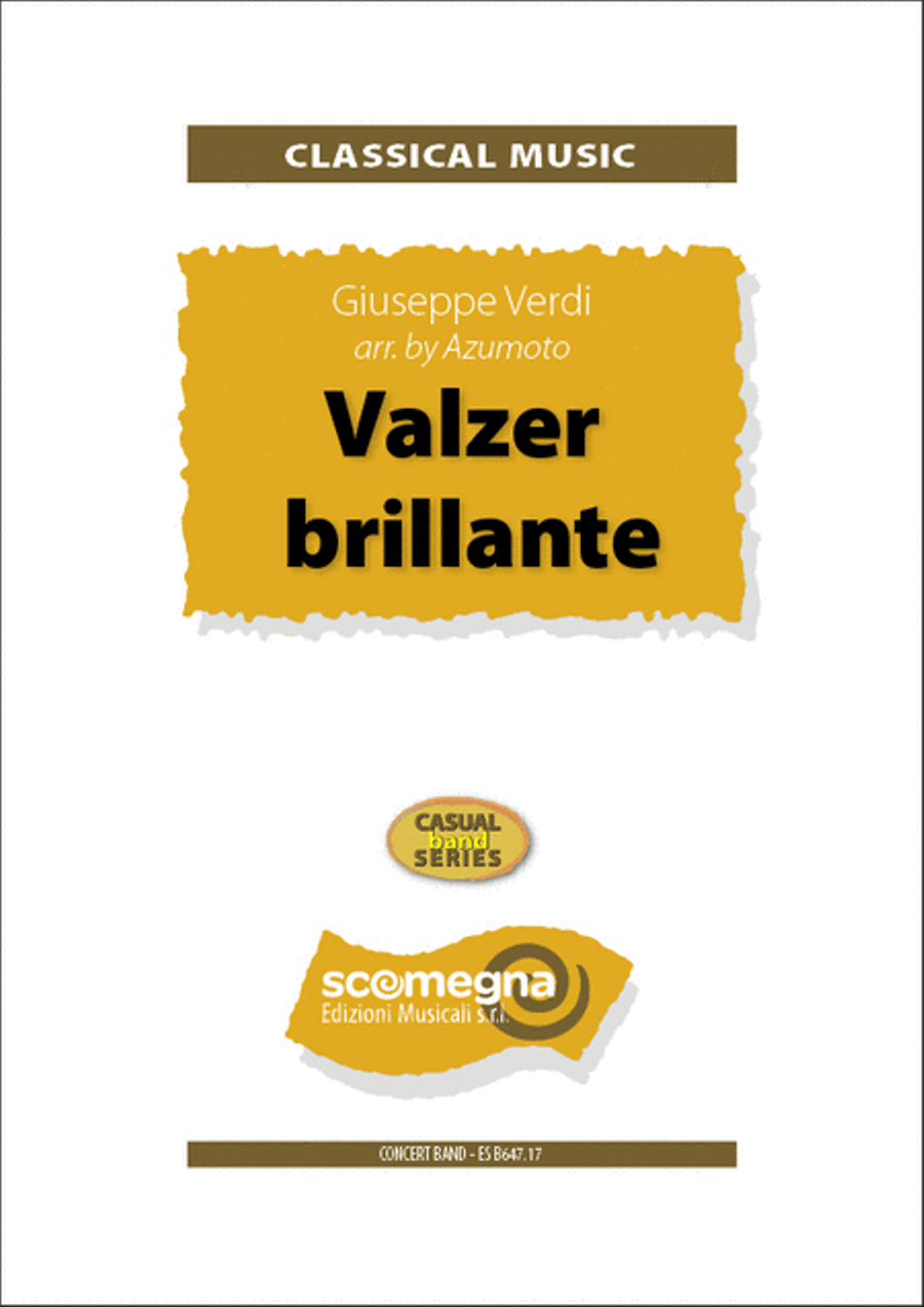Verdi's Waltz in F Concert Band scores gallery preview page 1