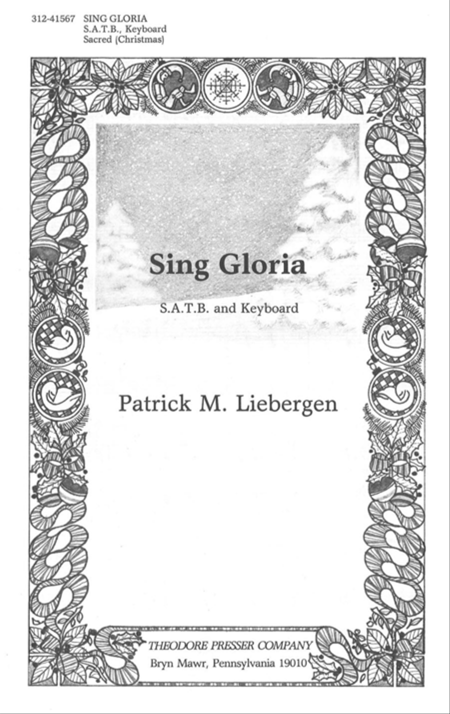 Sing Gloria Sing Gloria 4-Part scores gallery preview page 1