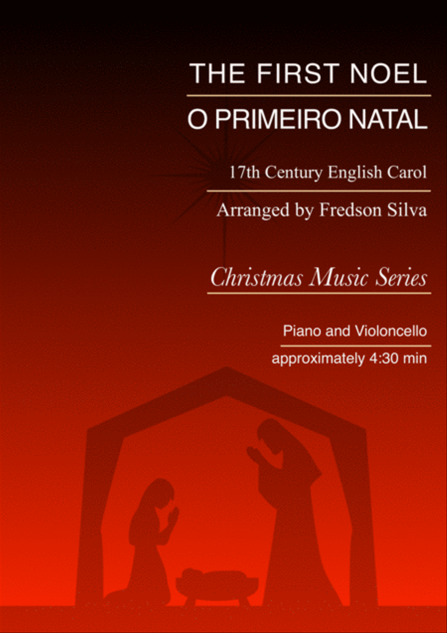 The First Noel (O Primeiro Natal) - Piano and Violoncello String Duet scores gallery preview page 1