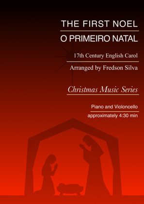 Book cover for The First Noel (O Primeiro Natal) - Piano and Violoncello