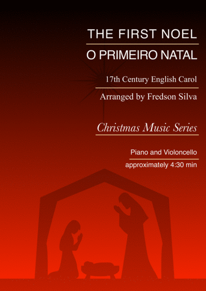 The First Noel (O Primeiro Natal) - Piano and Violoncello image number null