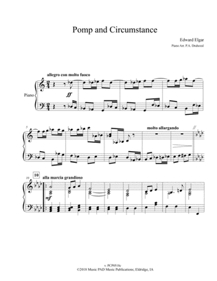Book cover for Pomp and Circumstance (for Piano)