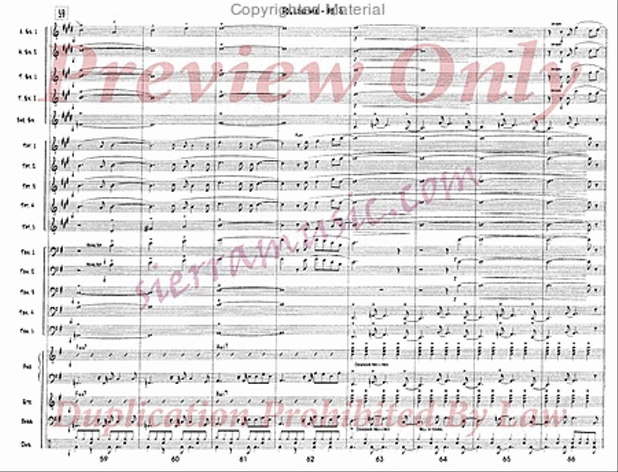Follow Me Follow Me Jazz Ensemble scores gallery preview page 9