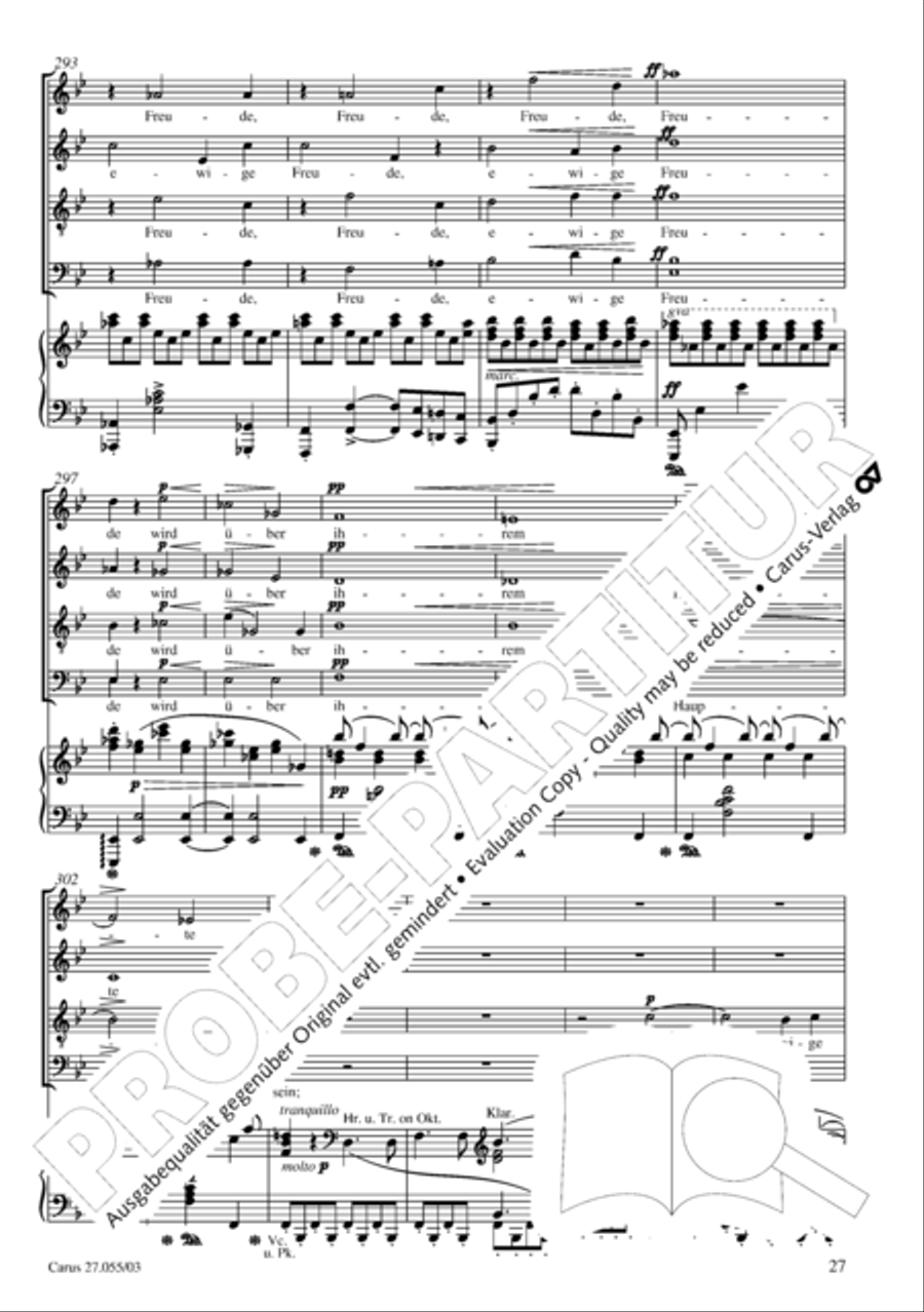 Ein Deutsches Requiem (German Requiem) 4-Part scores gallery preview page 30