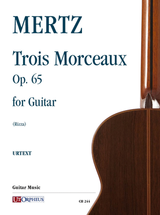 Book cover for Trois Morceaux Op. 65 for Guitar