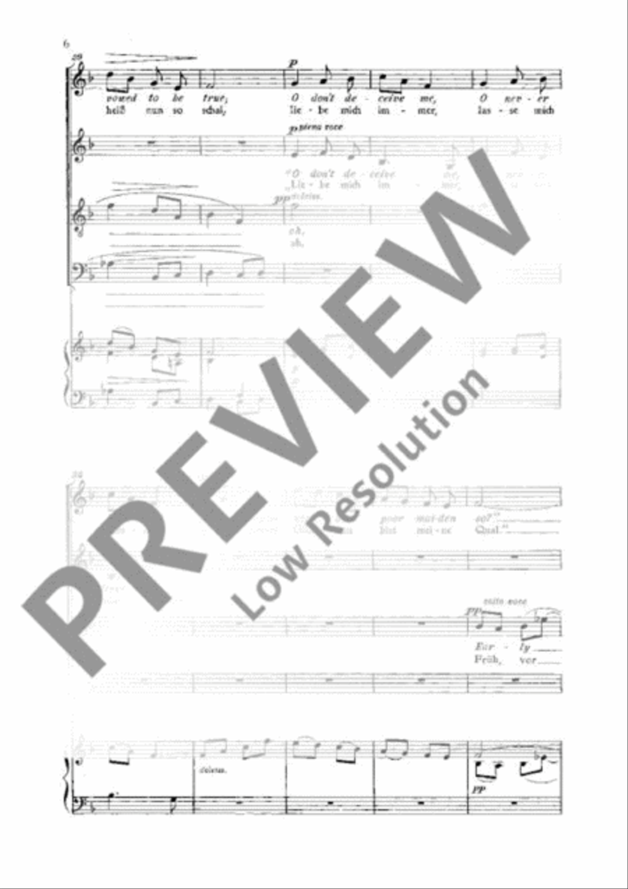 Four Songs from the British Isles 4-Part scores gallery preview page 5