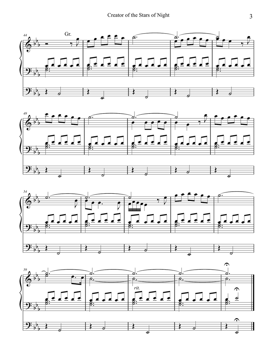Advent and Christmas Organ Works, Volume 1 by Phil Lehenbauer Organ Solo scores gallery preview page 4