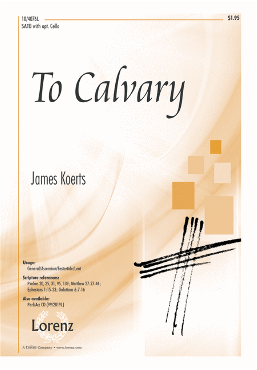 To Calvary 4-Part scores gallery preview page 2